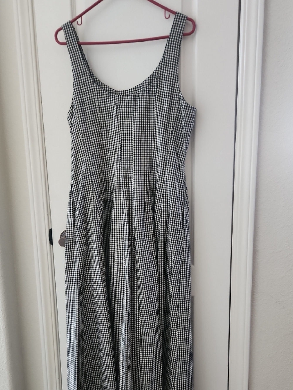a new day Black and White Gingham Maxi Dress, Size 10 - Picture 7 of 7